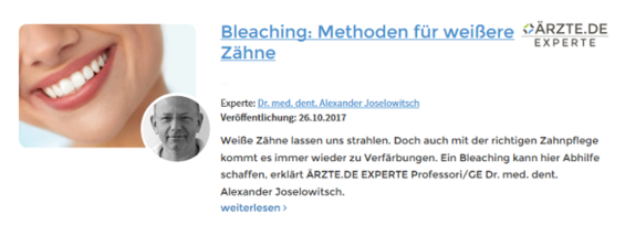 Alexander Joselowitsch Berlin Bleaching
